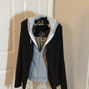 Stella Luce convertible hoodie blazer